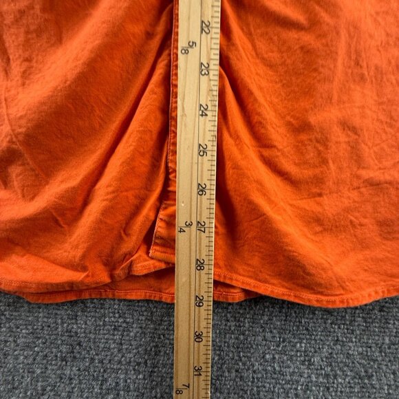 Marc O' Polo Button Up Shirt Oxford Cloth Orange Shaped Fit Cotton Stretch Mem - Picture 4 of 16